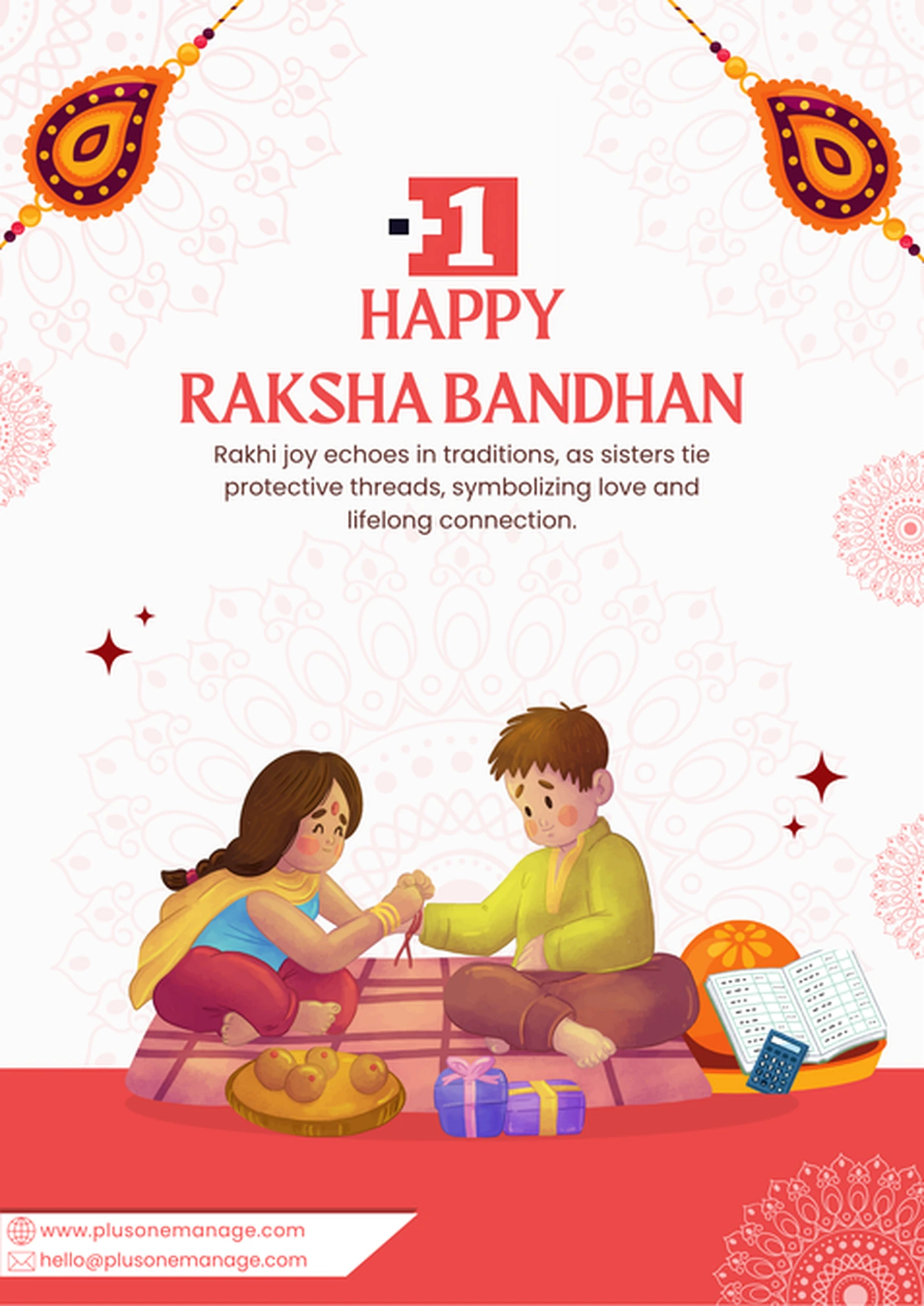Raksha Bandhan social media creative
