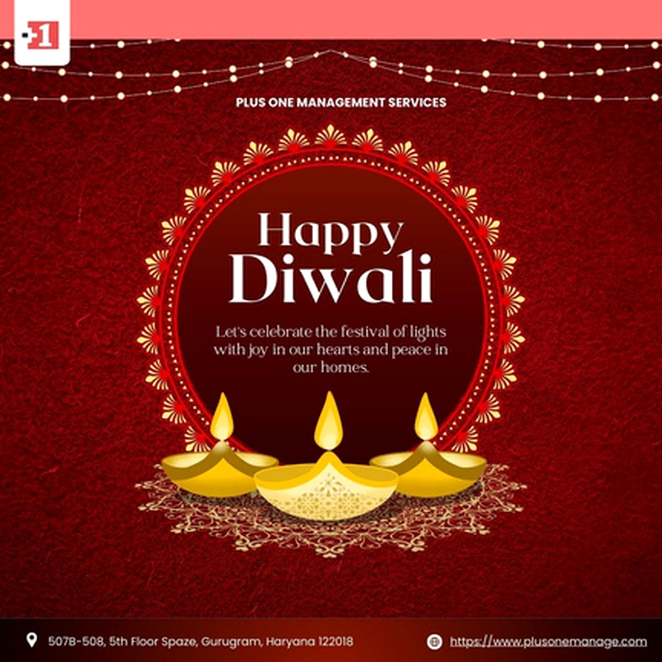 MM Creations Diwali social media poster