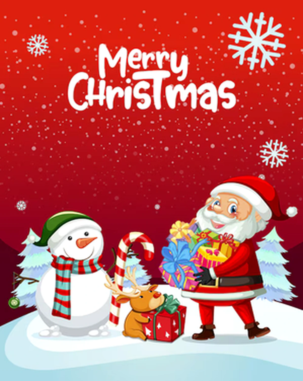 Christmas social media creative