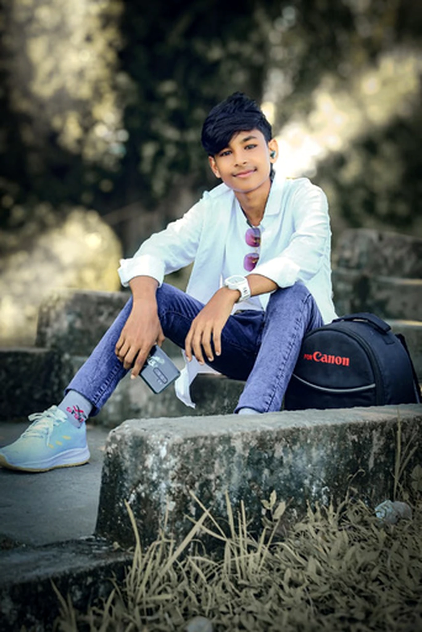 Portrait after cinematic edit