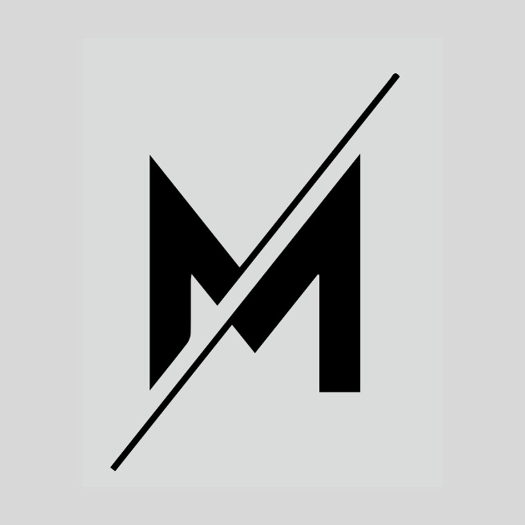 Minimal M monogram identity preview