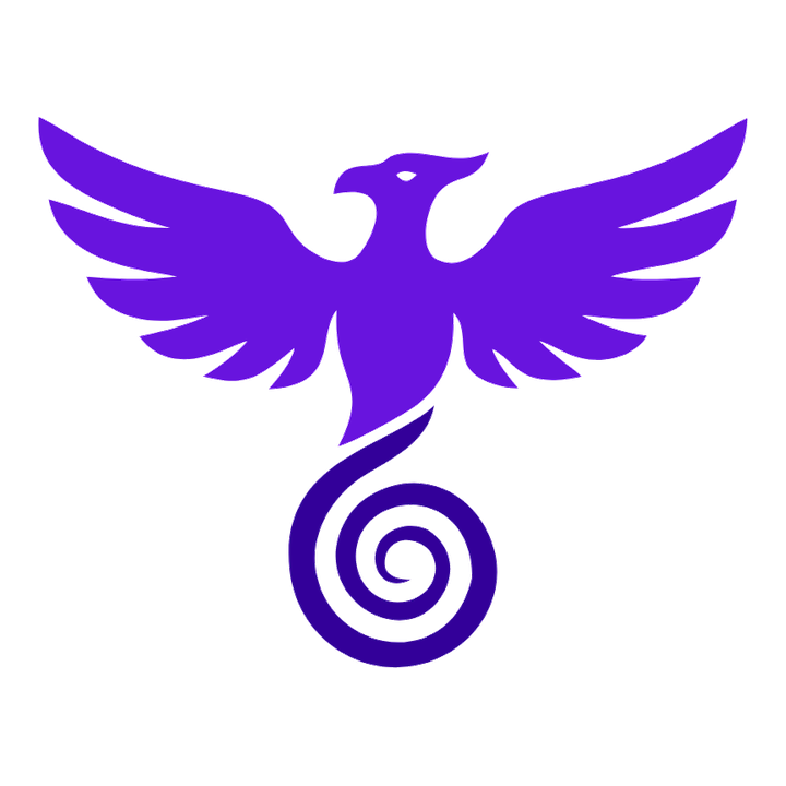 Phoenix logo embroidered apparel mockup