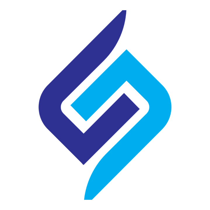 Signal S logo mobile app icon mockup
